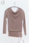 SWAYING 25 Early Spring Water-soluble Wool Fake Two-piece Sweater Series SW-SW25PS1T06-YANMAI Oatmeal SW-SW25PS1T06